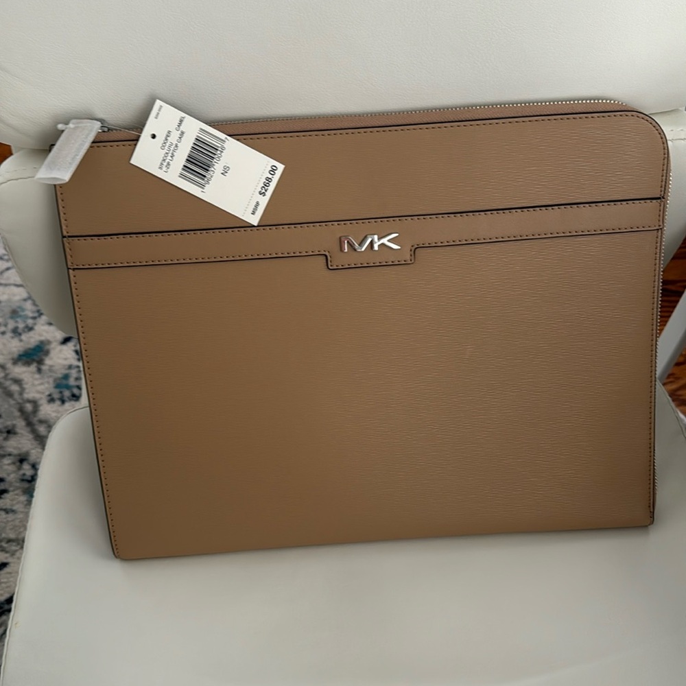 Michael kors brand new laptop case with zipper
